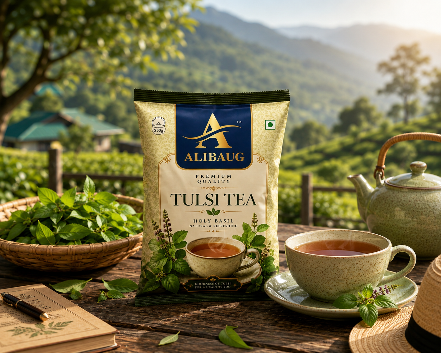 Holy Basil Tulsi Tea | ALIBAUG - Image 3